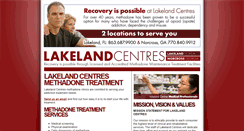 Desktop Screenshot of lakelandmethadoneclinic.com